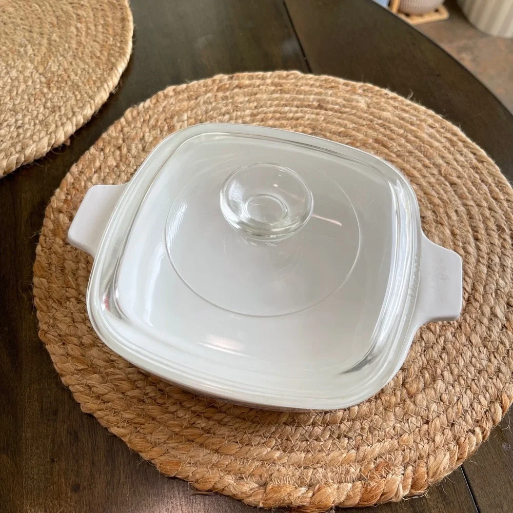 Vintage Corning Ware Blue Cornflower 1 Quart Casserole Dish with Lid USA
